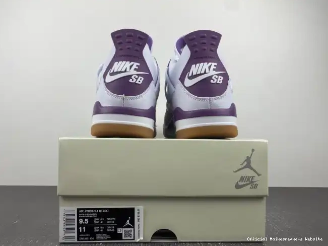 Official Maikesneakers Retro SB DR5415-150 Jordan 4 0510